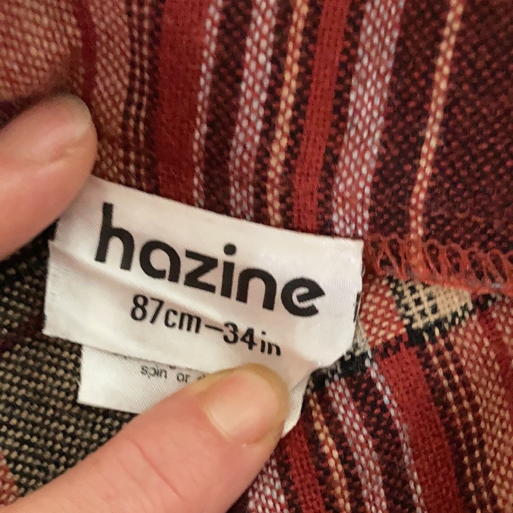 VINTAGE 70’s wool tartan Skirt - Picture 5 of 6